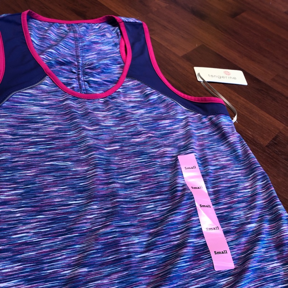 Tangerine Racer Back Tank Top. Size Small. NWT